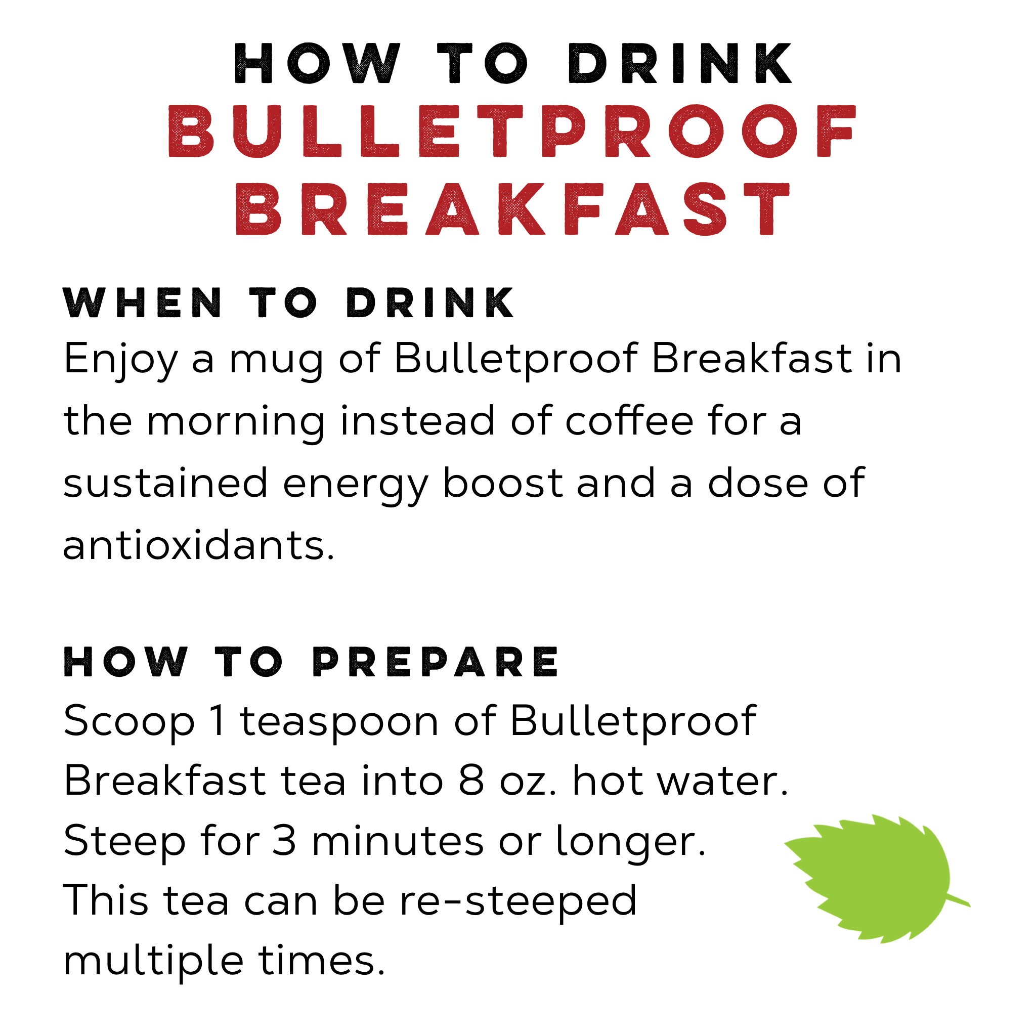 Bulletproof Breakfast Morning Tea Blend - Image 8