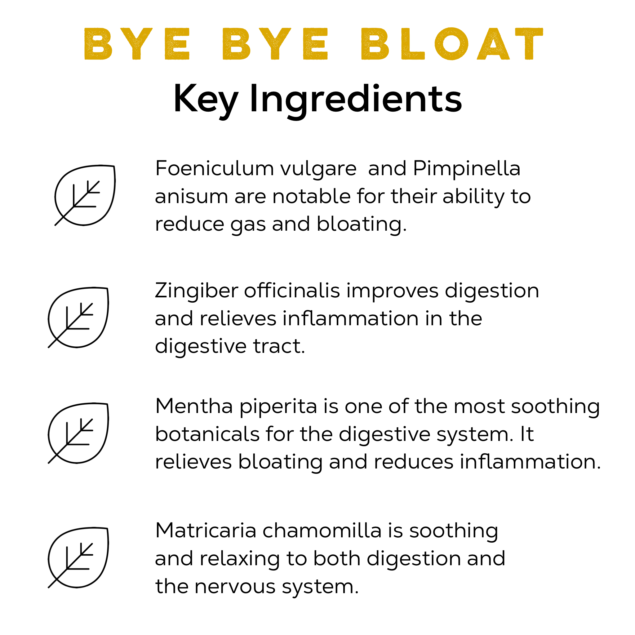 Bye Bye Bloat - Caffeine-Free Herbal Tea For Gut Health Support - Image 8