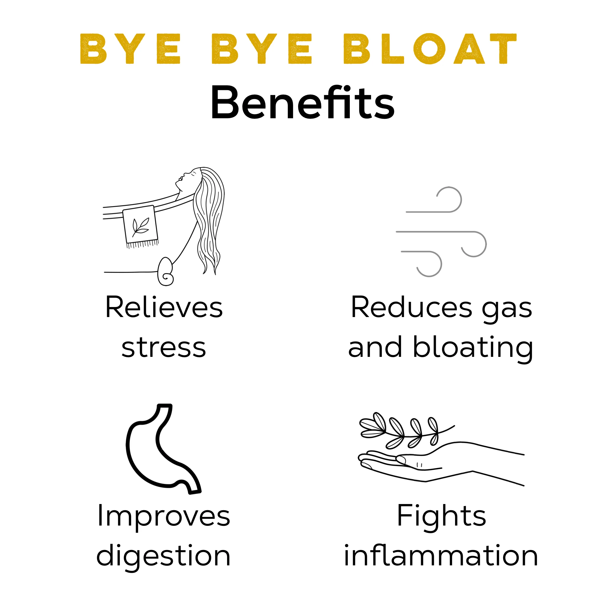 Bye Bye Bloat - Caffeine-Free Herbal Tea For Gut Health Support - Image 9