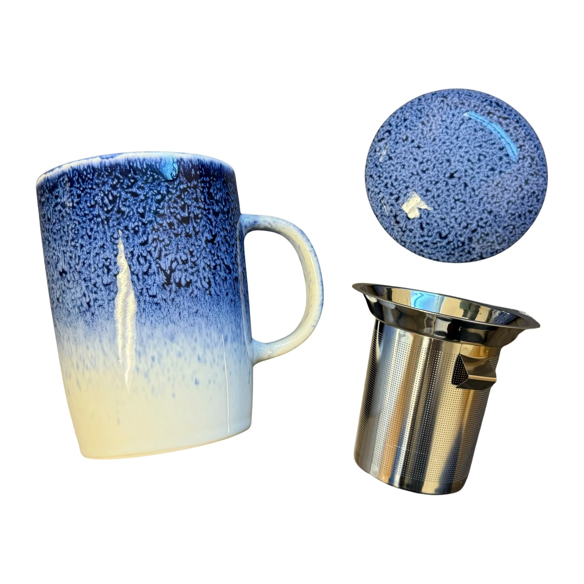 Casaware Reactive Glaze Tea Infuser Mug - Image 2
